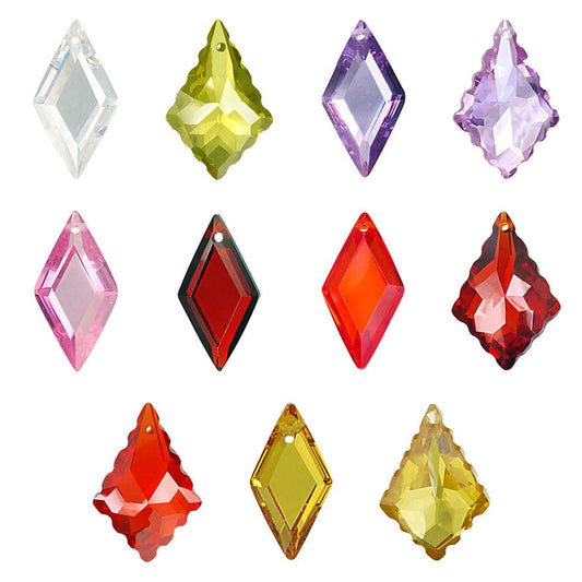 cubic-zirconia-diamond-and-drop-pendants - enlarged variation overview