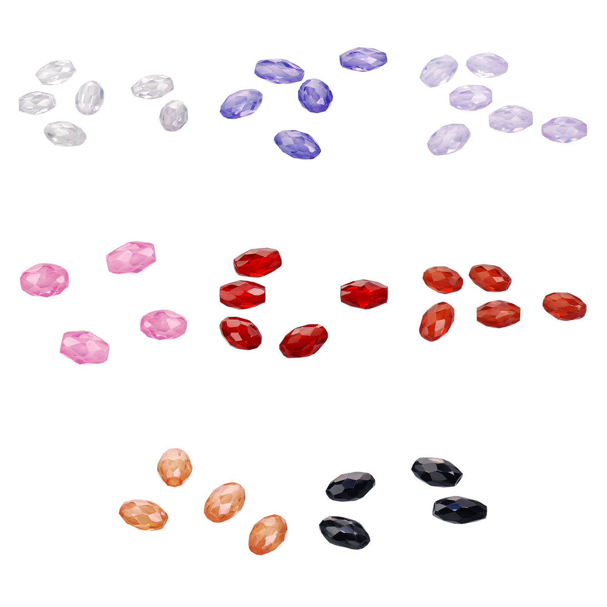 cubic-zirconia-rice-beads - enlarged variation overview