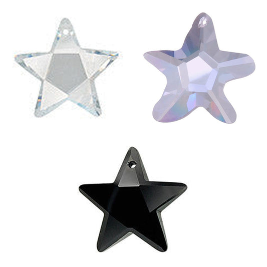 cubic-zirconia-star-pendants - enlarged variation overview
