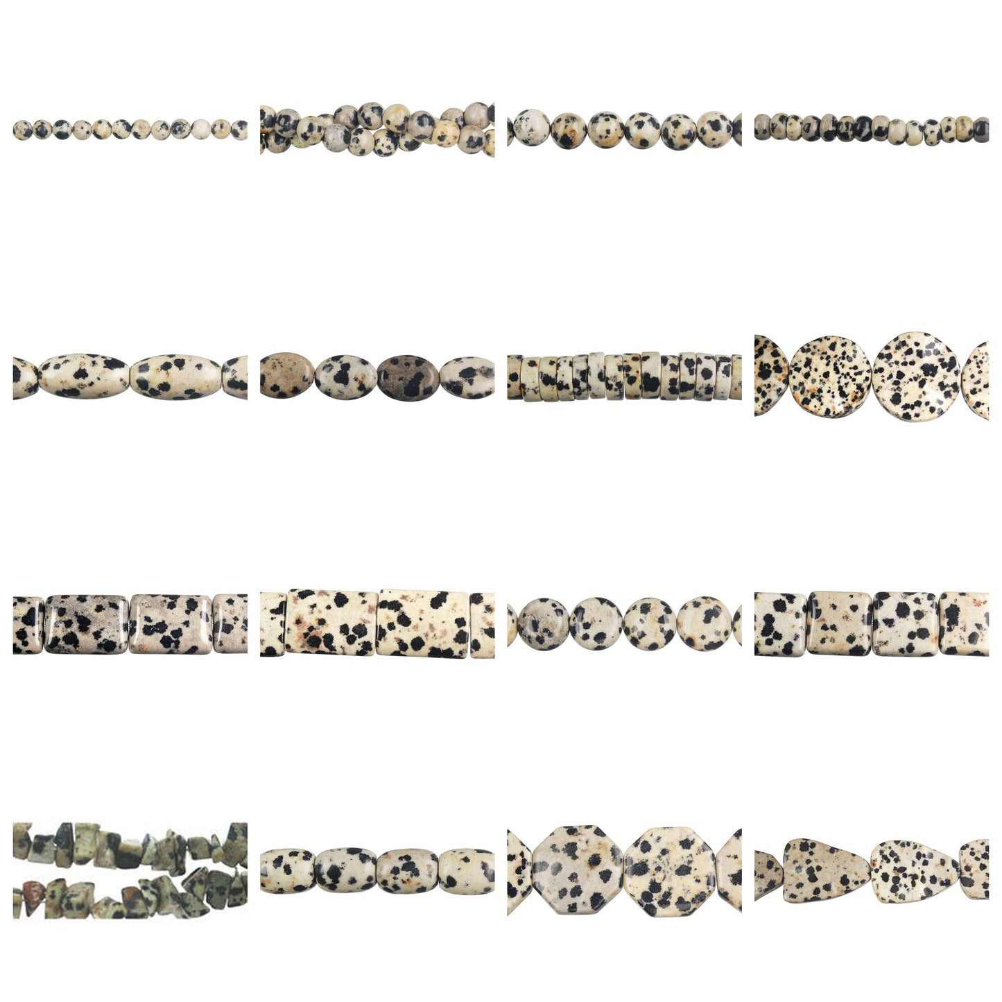 dalmatian-jasper-gemstone-beads - enlarged variation overview