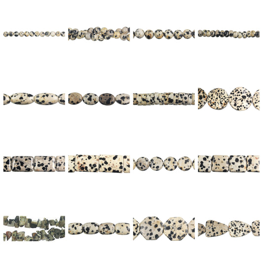 dalmatian-jasper-gemstone-beads - enlarged variation overview
