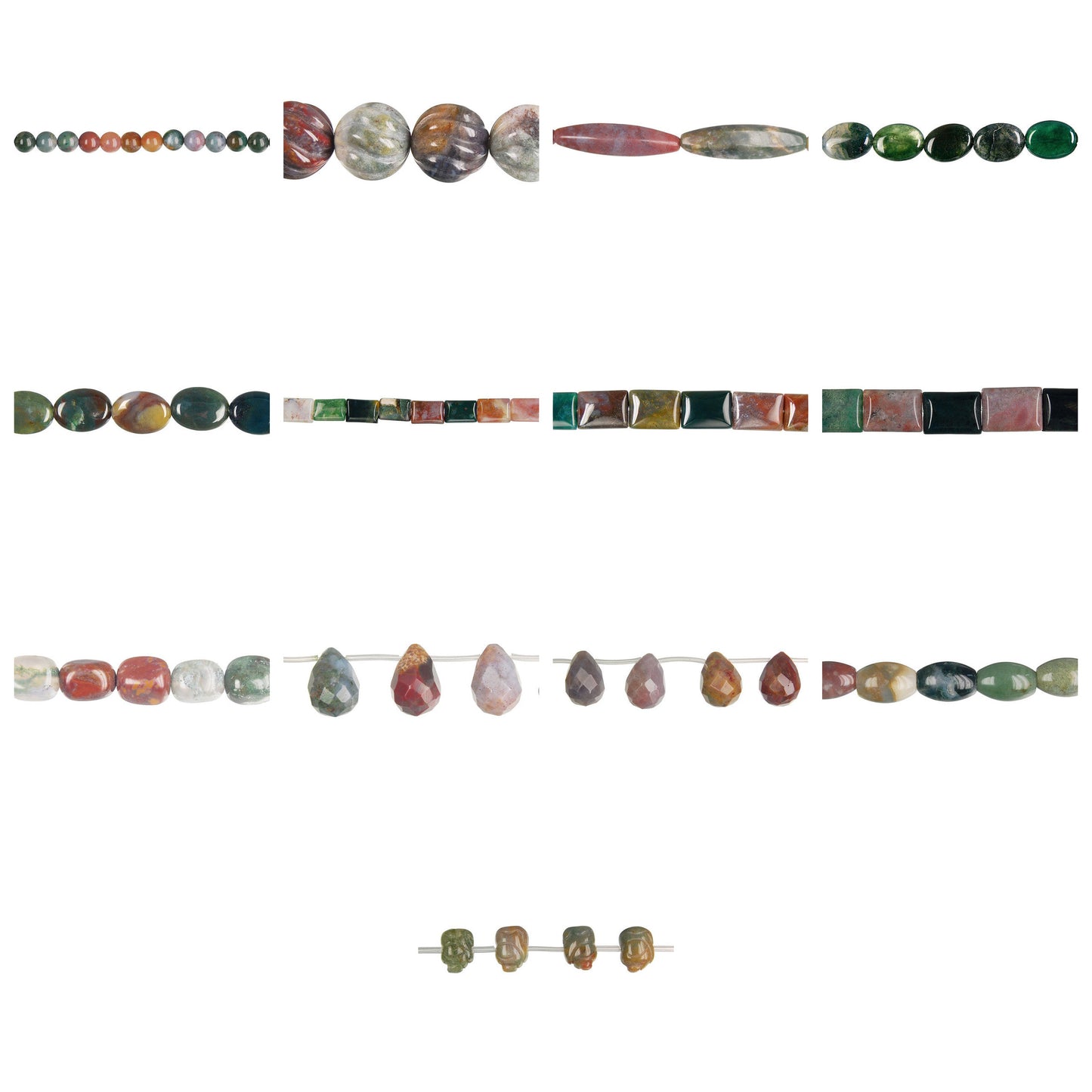 fancy-jasper-gemstone-beads - enlarged variation overview
