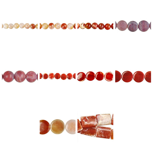 fire-crackle-agate-gemstone-beads - enlarged variation overview