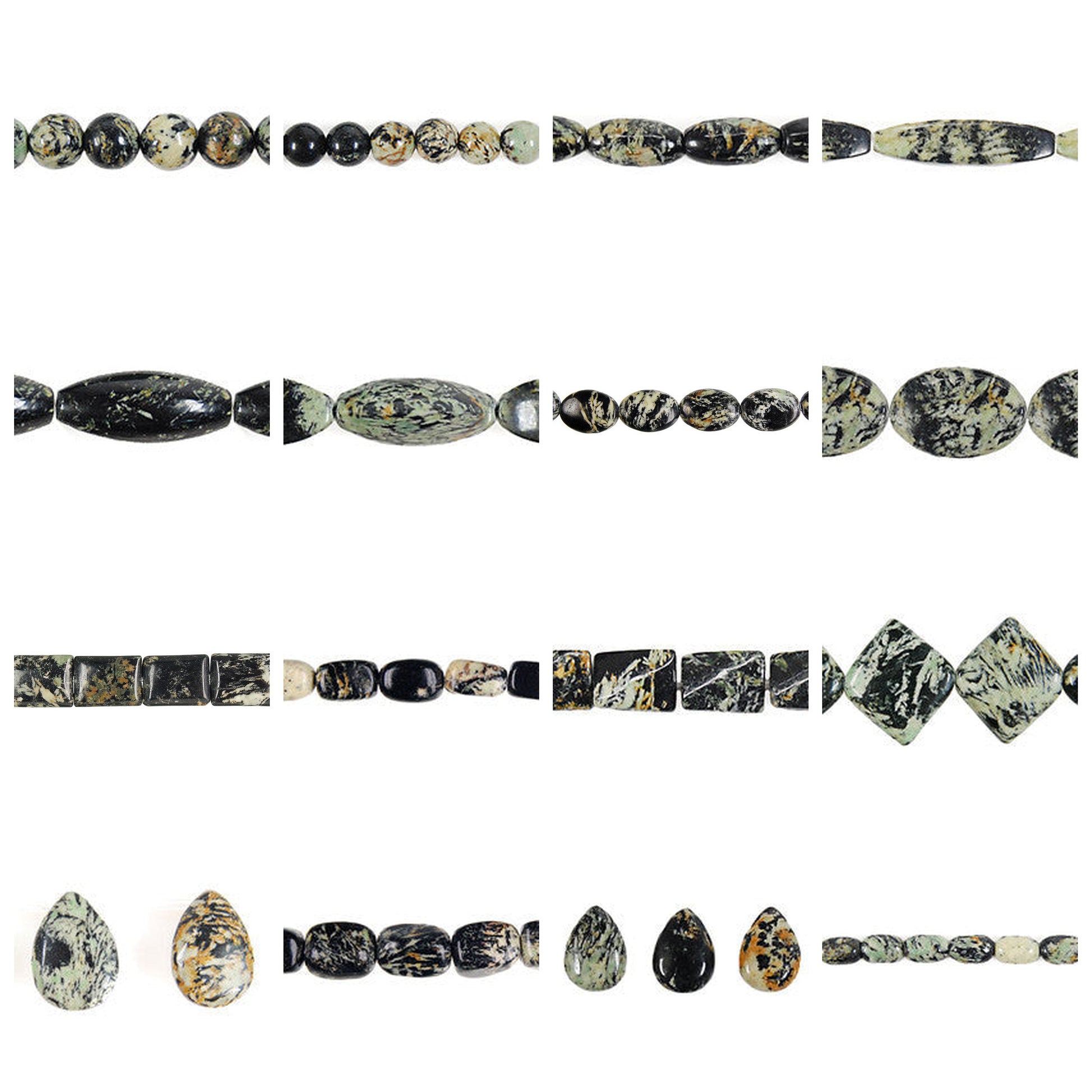 fireworks-jasper-gemstone-beads - enlarged variation overview