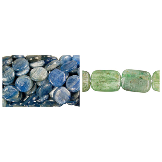 kyanite-gemstone-beads - enlarged variation overview