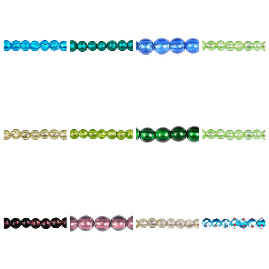 lampwork-glass-round-beads - enlarged variation overview
