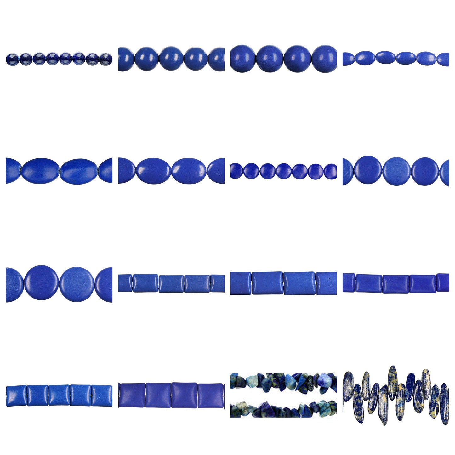 lapis-gemstone-beads - enlarged variation overview