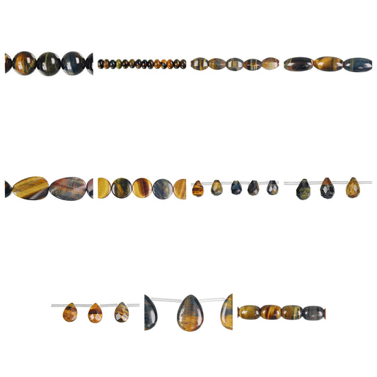 multi-tiger-s-eye-gemstone-beads - enlarged variation overview