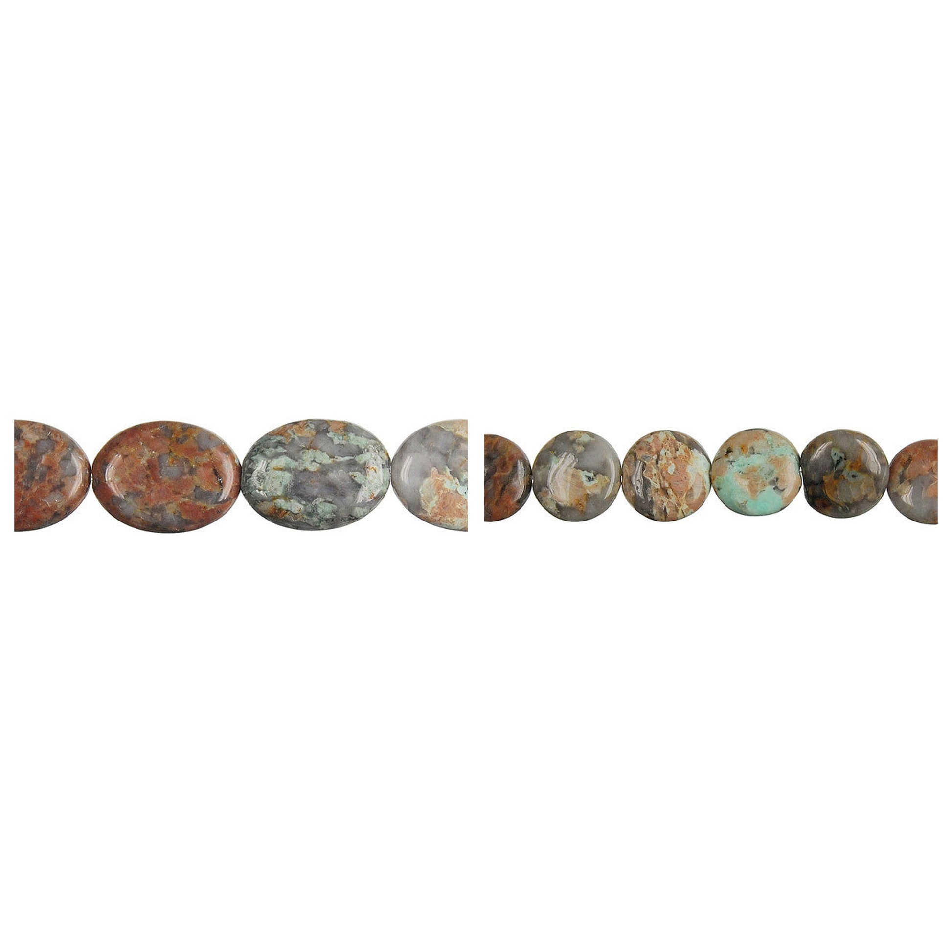 new-african-turquoise-gemstone-beads - enlarged variation overview