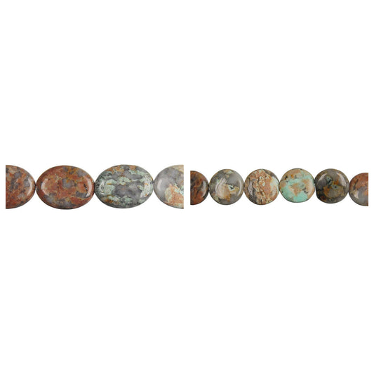 new-african-turquoise-gemstone-beads - enlarged variation overview