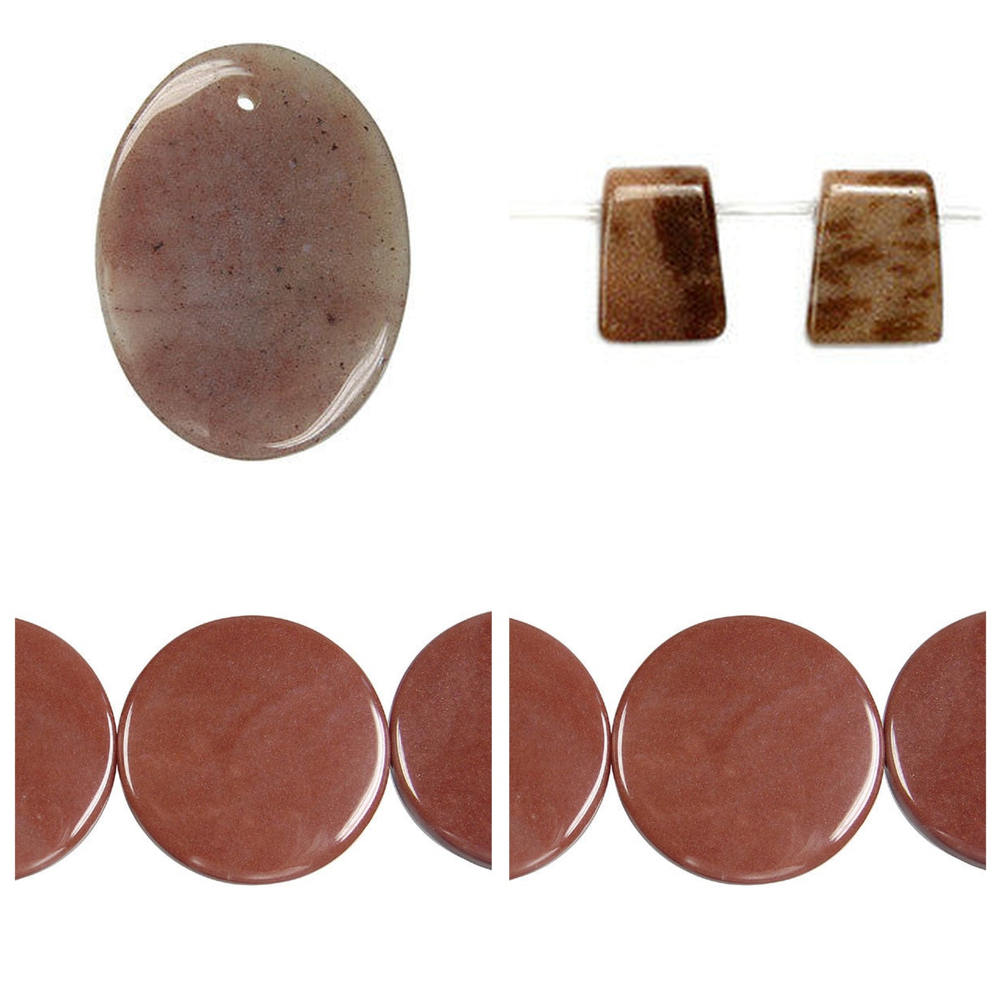 pendant-chocolate-aventurine-pendants - enlarged variation overview