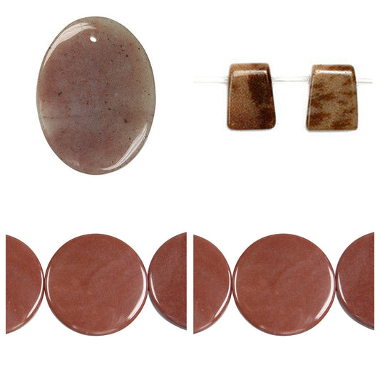 pendant-chocolate-aventurine-pendants - enlarged variation overview