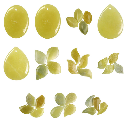 pendant-olive-jade-pendants - enlarged variation overview