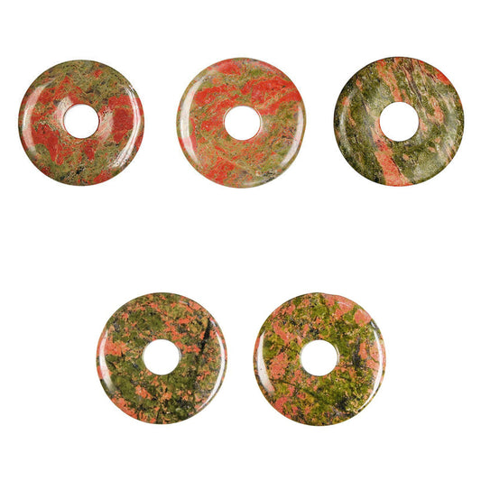 pendant-unakite-brazil-pendants - enlarged variation overview