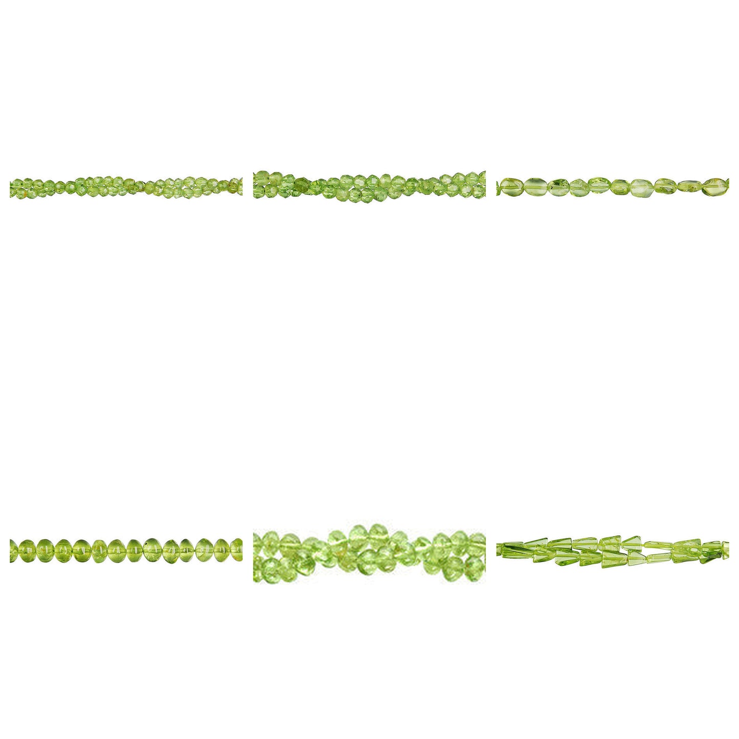 peridot-gemstone-beads - enlarged variation overview