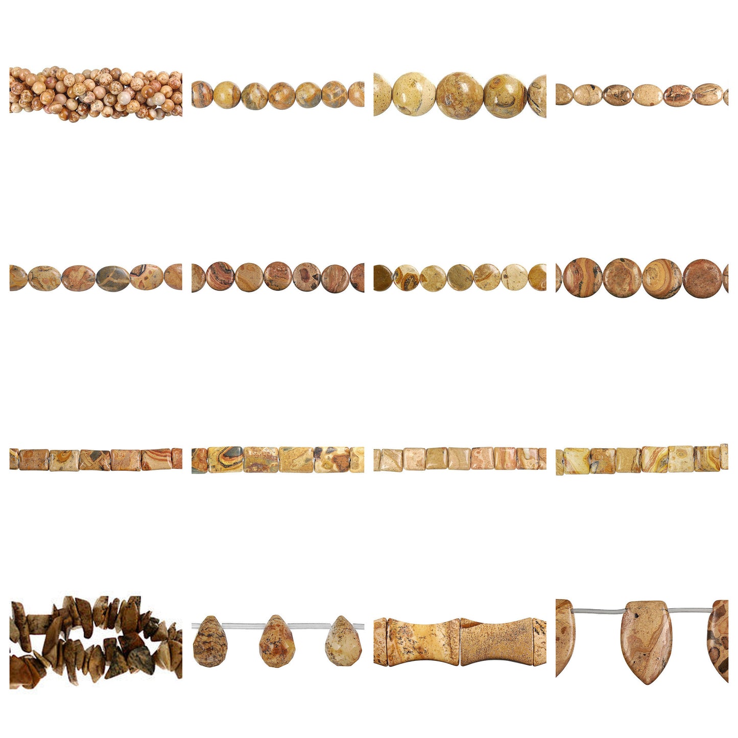 picture-jasper-gemstone-beads - enlarged variation overview