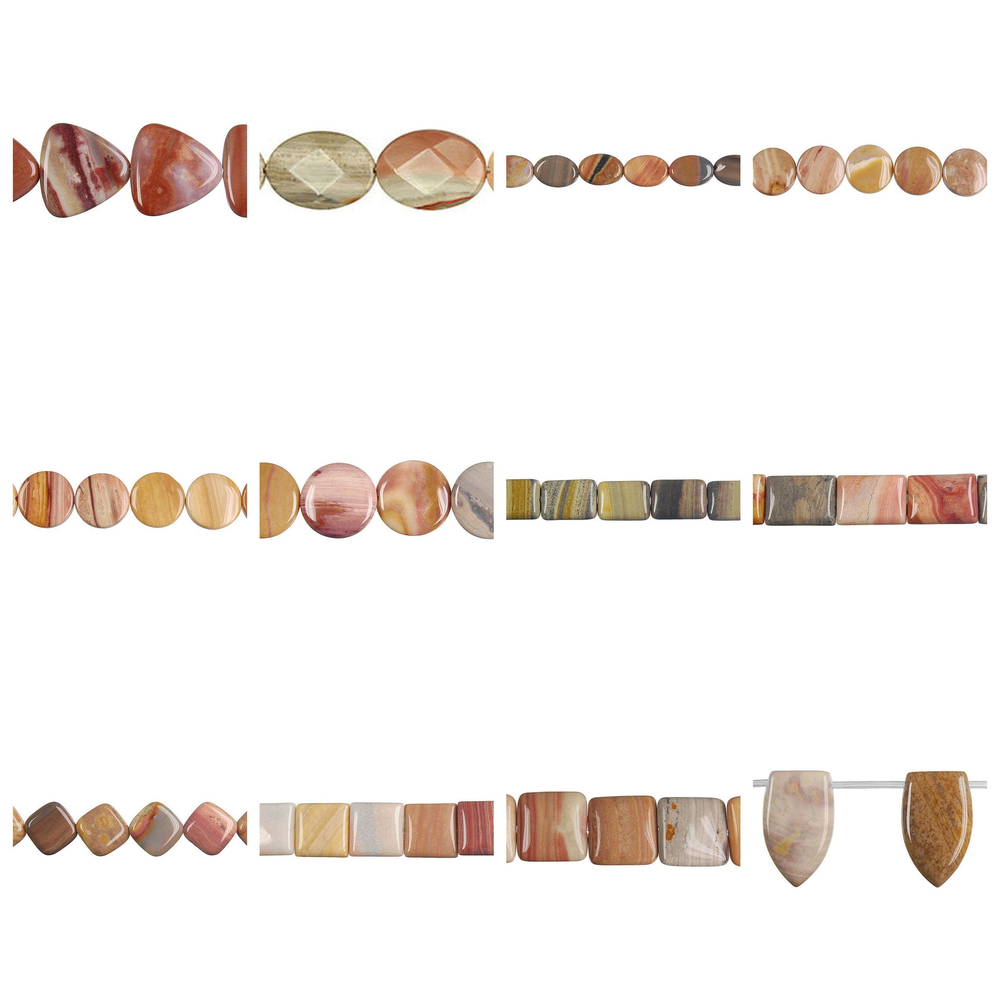 rainbow-onyx-gemstone-beads - enlarged variation overview