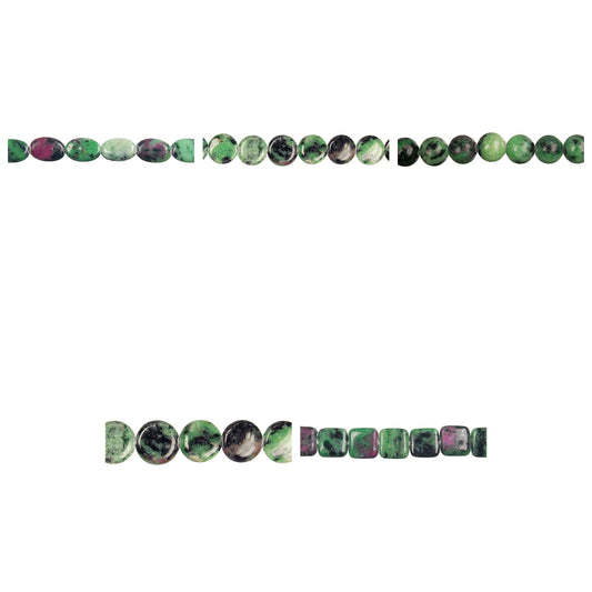 ruby-zoisite-gemstone-beads - enlarged variation overview
