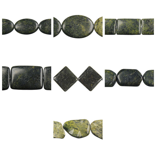 russian-serpentine-gemstone-beads - enlarged variation overview