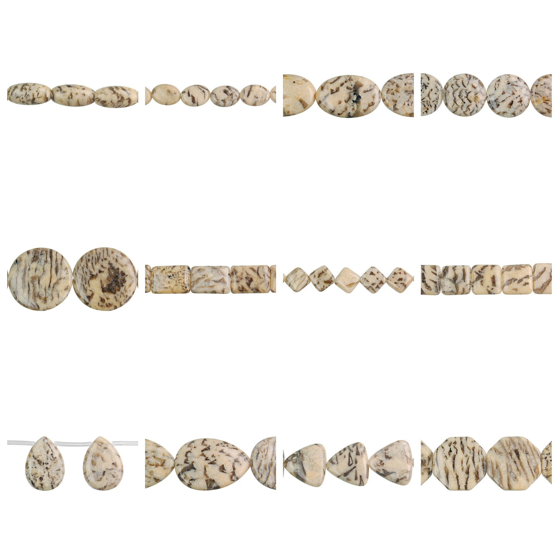 silkworm-jasper-gemstone-beads - enlarged variation overview