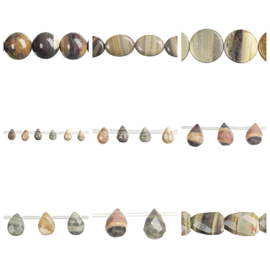 silvermist-gemstone-beads - enlarged variation overview