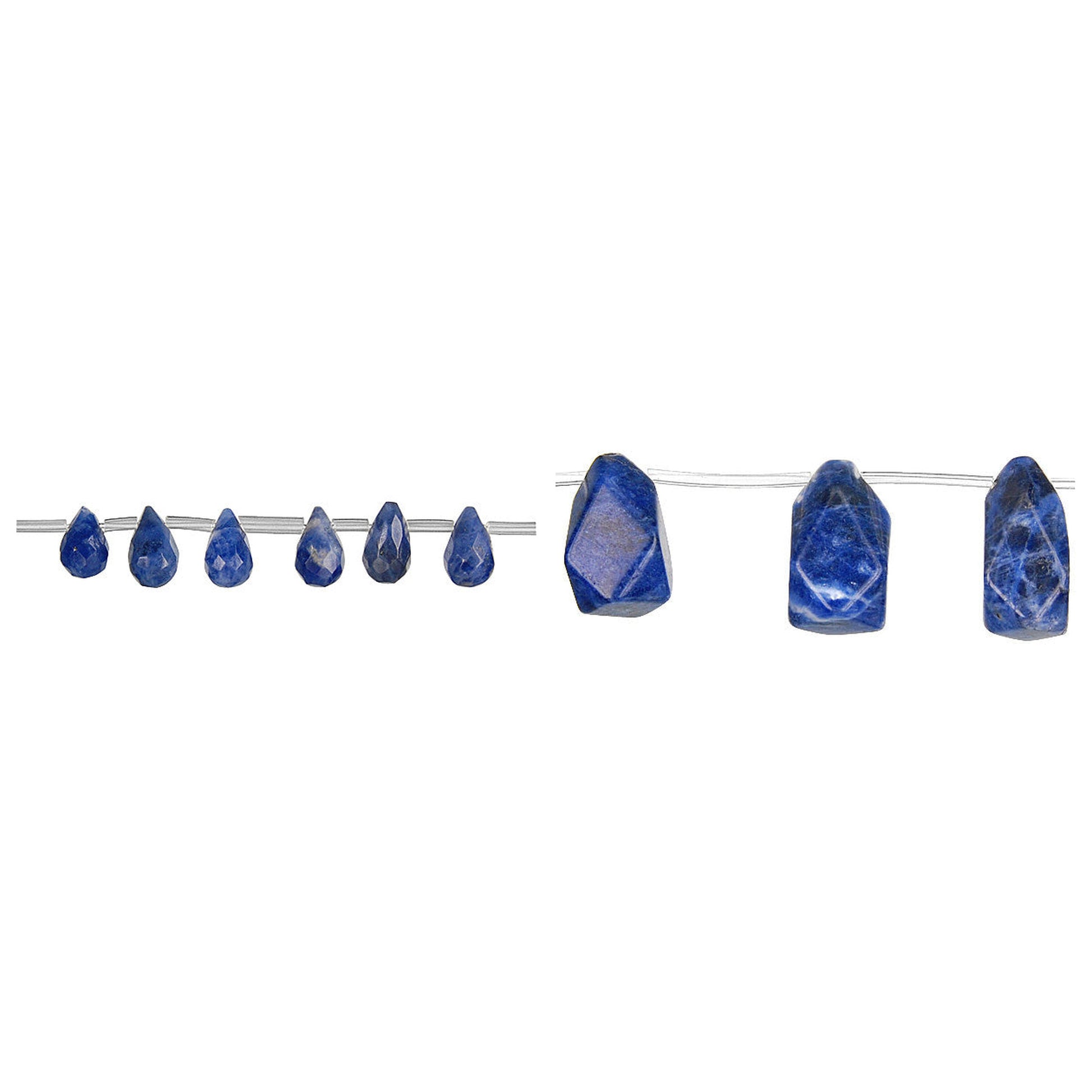 sodalite-gemstone-beads - enlarged variation overview