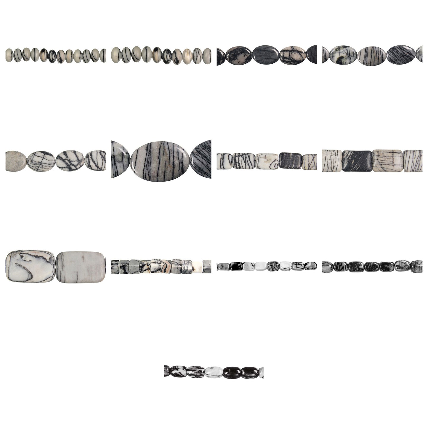 spider-webbed-jasper-gemstone-beads - enlarged variation overview