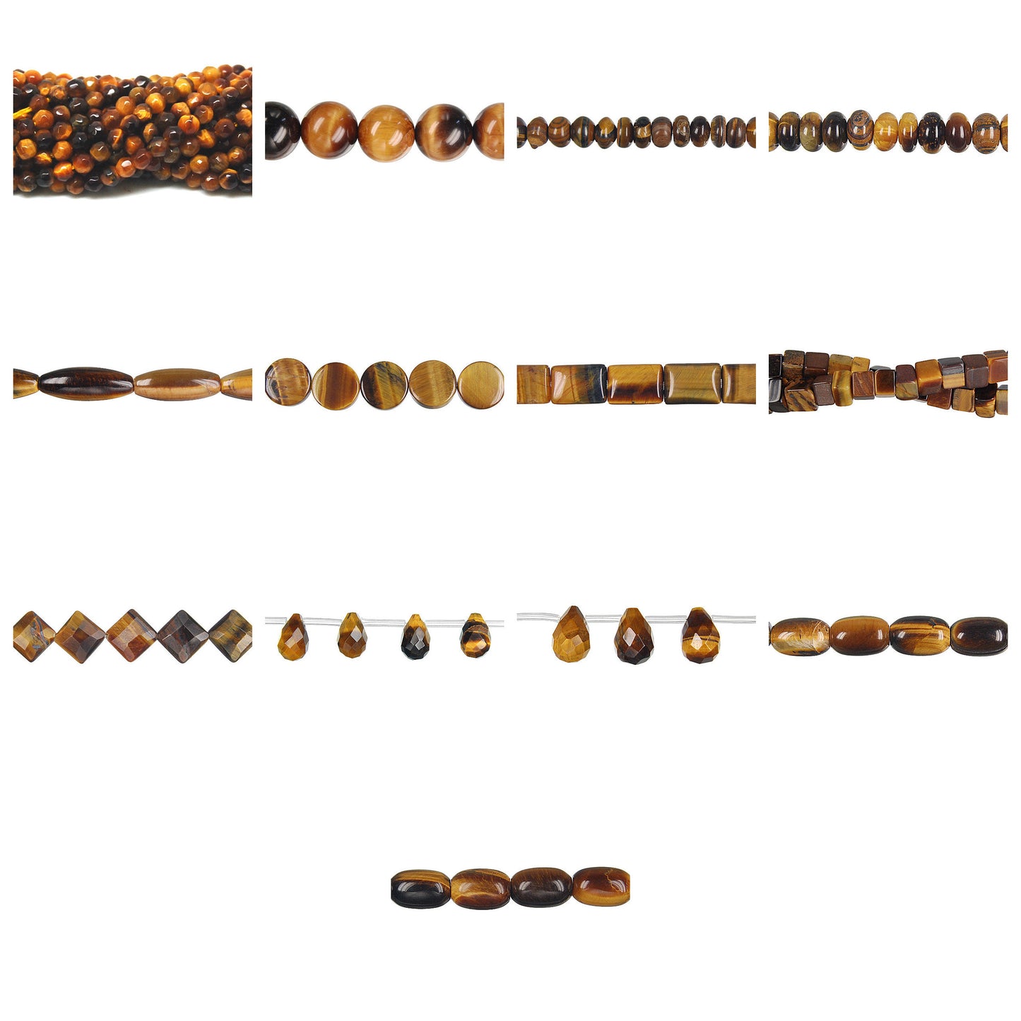 tiger-s-eye-gemstone-beads - enlarged variation overview