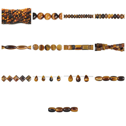 tiger-s-eye-gemstone-beads - enlarged variation overview