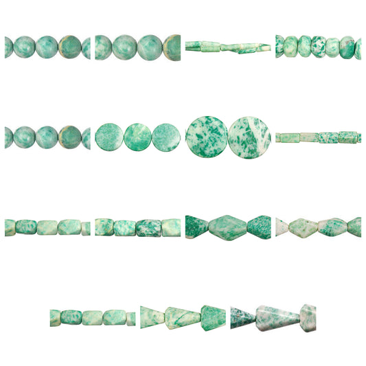 tree-agate-gemstone-beads - enlarged variation overview
