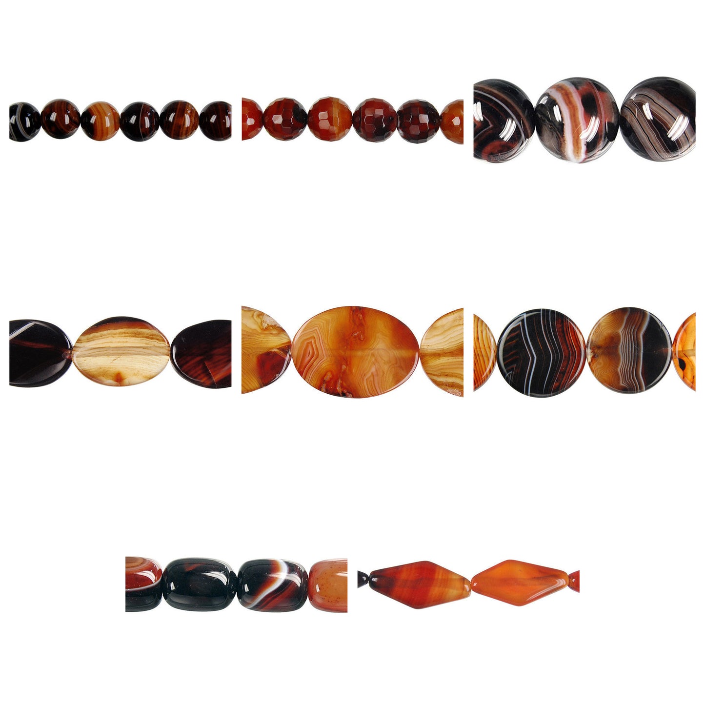 zebra-onyx-gemstone-beads - enlarged variation overview