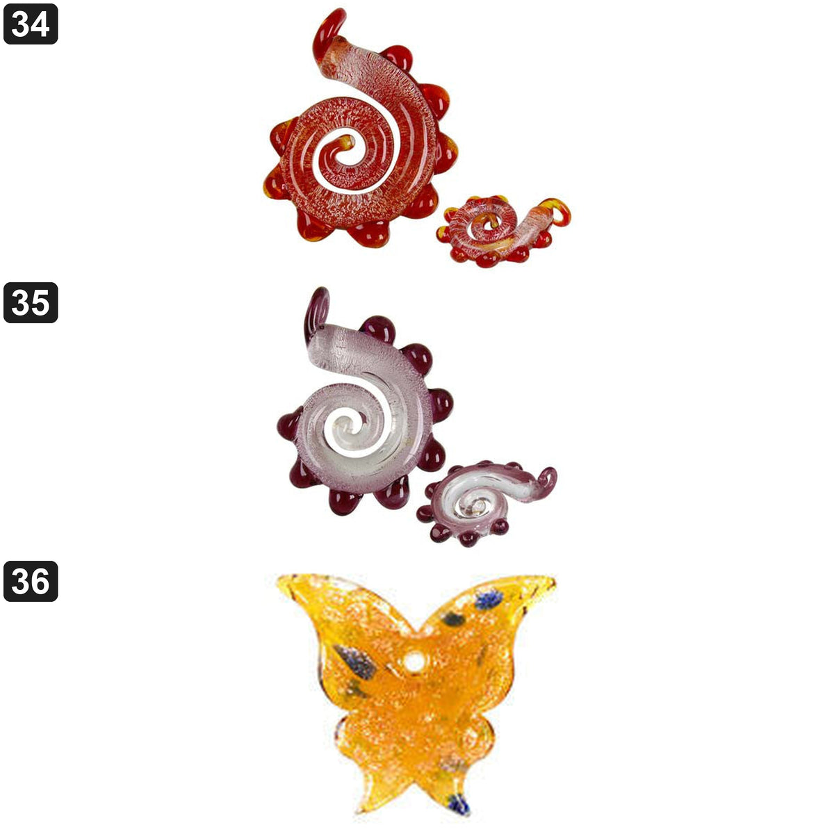 Etsy style collage 12 | handmade-lampwork-glass-value-pack-and-mixed-shape-pendants